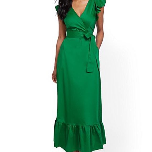 NYC Striped Maxi Dress Size S - Picture 5 of 6